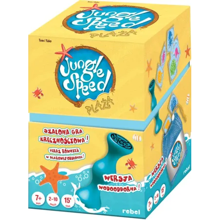 JUNGLE SPEED PLAŻA GRA ZRĘCZNOŚCIOWA REBEL 7+
