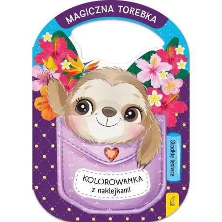 SŁODKIE LENIWCE. KOLOROWANKA Z NAKLEJKAMI