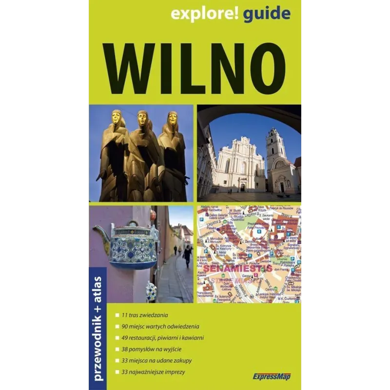Wilno 2 w 1 przewodnik  atlas