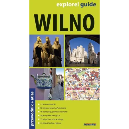 Wilno 2 W 1 Przewodnik + Atlas Wilno 2 W 1 Przewodnik + Atlas