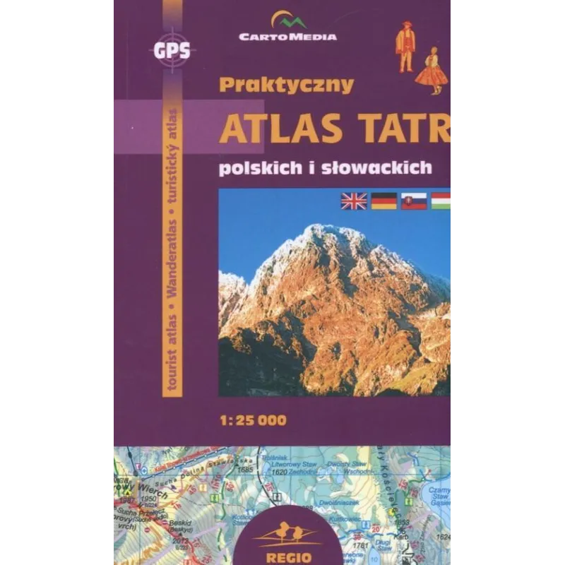 ATLAS TATR POLSKICH I SŁOWACKICH 1:25 000
