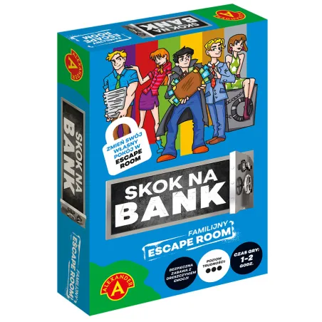 ESCAPE ROOM SKOK NA BANK GRA LOGICZNA 8+