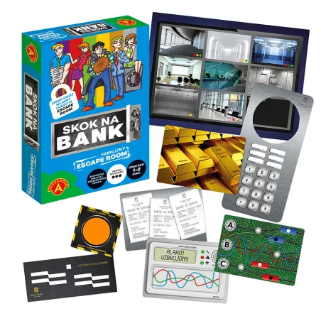 Escape Room Skok Na Bank Gra Logiczna 8+