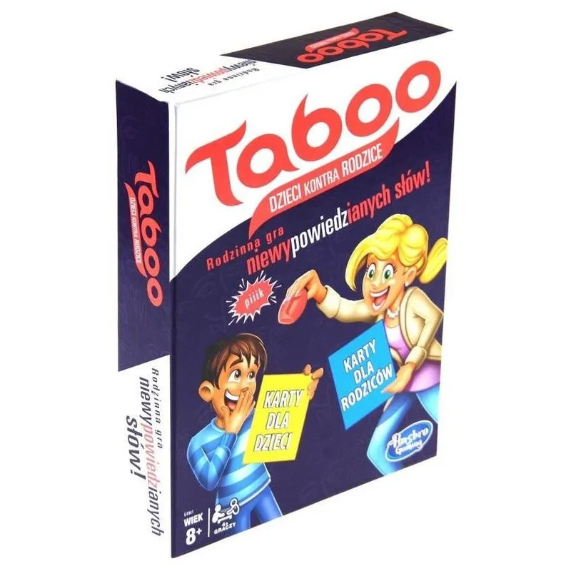 TABOO DZIECI KONTRA RODZICE GRA RODZINNA HASBRO 8+
