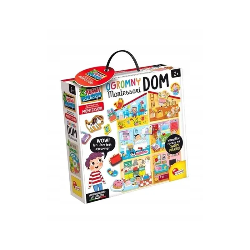 OGROMNY DOM MONTESSORI LISCIANI 2+