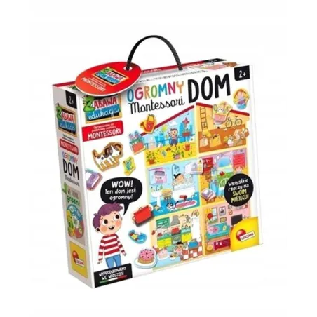 OGROMNY DOM MONTESSORI LISCIANI 2+