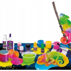 CRAZY SCIENCE SLIME KAMELEON ZESTAW KREATYWNY 7+