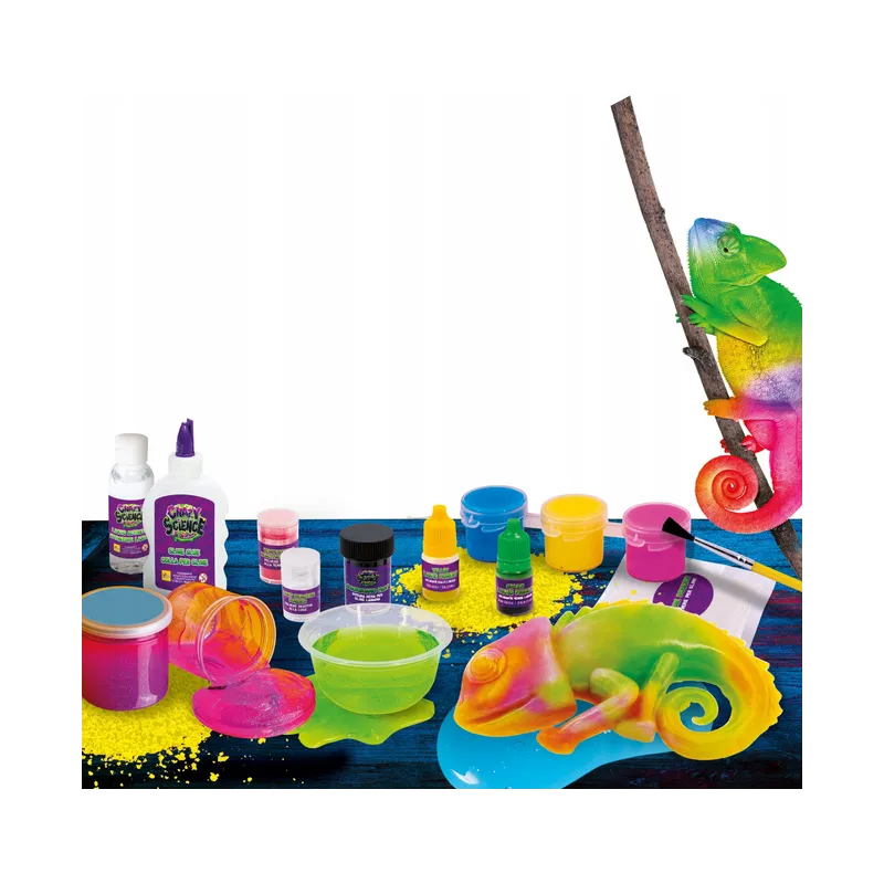 CRAZY SCIENCE SLIME KAMELEON ZESTAW KREATYWNY 7+