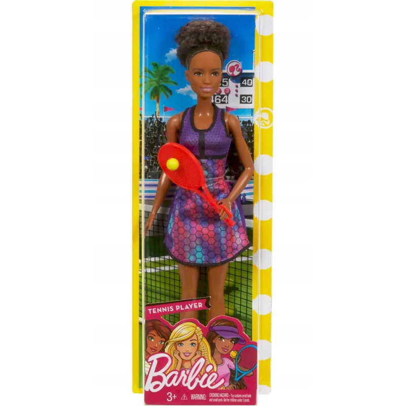LALKA BARBIE TENISISTKA MATTEL 3+