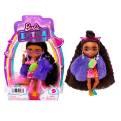 LALKA BARBIE EXTRA MINIS W FUTRZE 3+