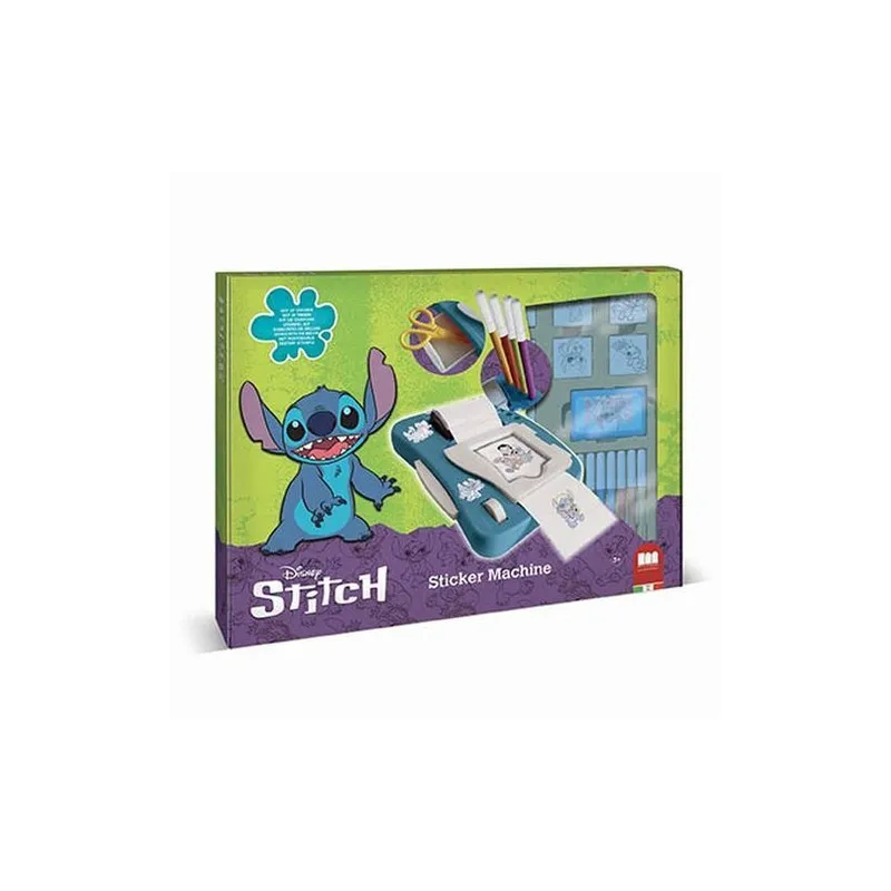 MASZYNA DO NAKLEJEK + PIECZĄTKI STITCH 3+