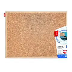 TABLICA KORKOWA RAMA DREWNIANA 90 X 60 CM - Memoboards