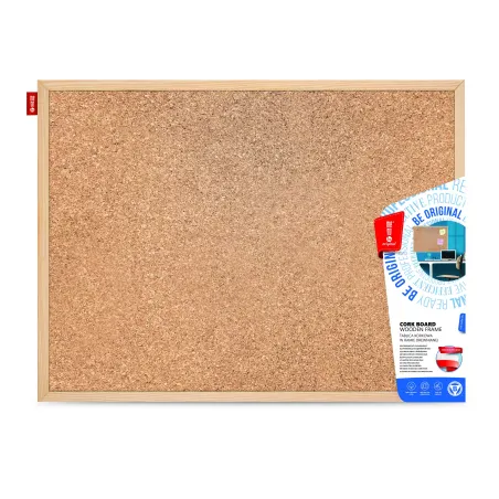 TABLICA KORKOWA RAMA DREWNIANA 90 X 60 CM - Memoboards