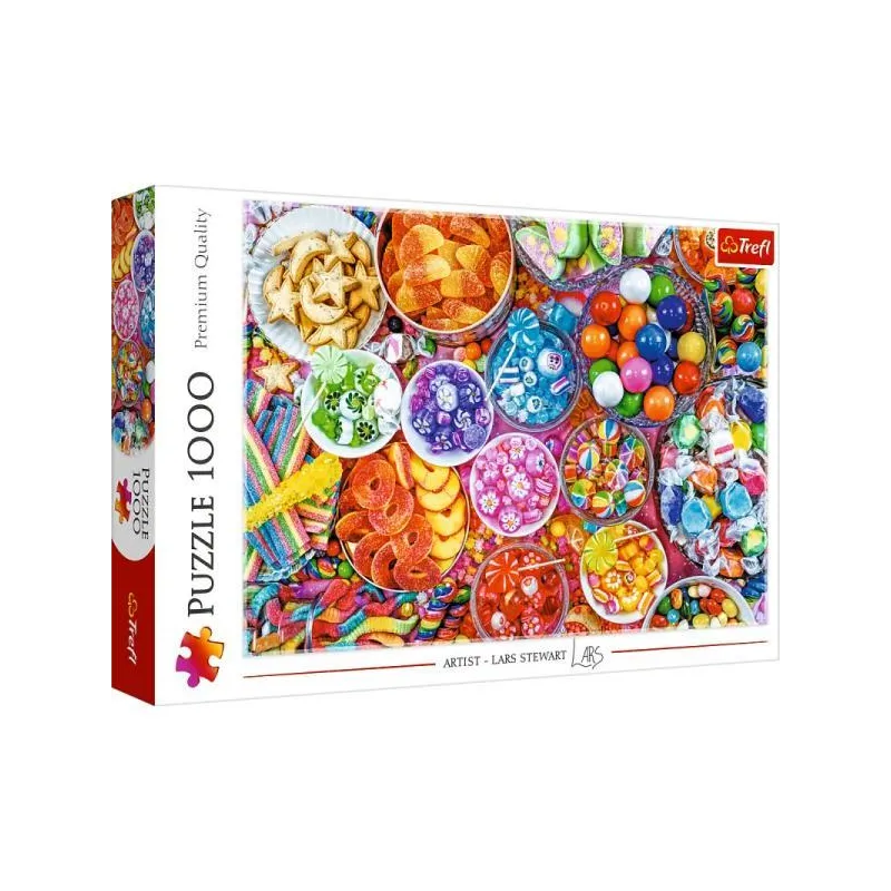 WYŚMIENITE SŁODKOŚCI PUZZLE 1000 ELEMENTÓW TREFL 12+
