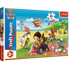 ZABAWA NA KOCUPSI PATROL PUZZLE MAXI 24 ELEMENTY TREFL 3+