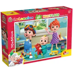 UROCZE PRZYTULASKI COCOMELON PUZZLE DWUSTRONNE MAXI 60 ELEMENTÓW 4+