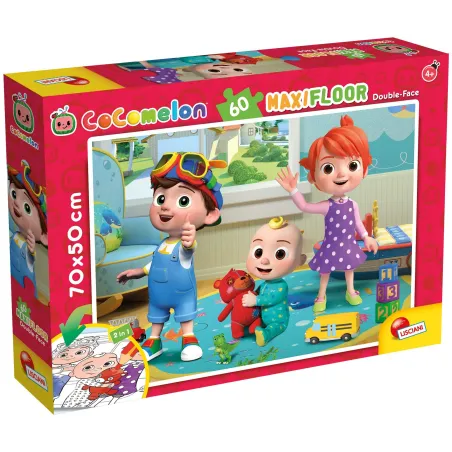 UROCZE PRZYTULASKI COCOMELON PUZZLE DWUSTRONNE MAXI 60 ELEMENTÓW 4+