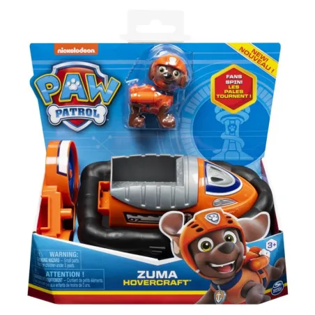 PSI PATROL POJAZD PODUSZKOWIEC + FIGURKA ZUMA 3+