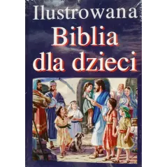 Ilustrowana Biblia dla dzieci  niebieska bez złoceń