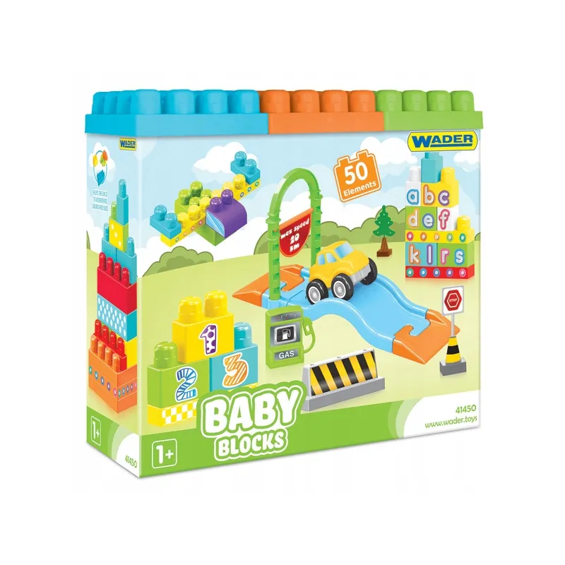 KLOCKI BABY BLOCKS WADER 12M+