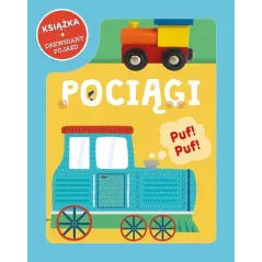 POCIĄGI. KSIĄŻKA + DREWNIANY POJAZD
