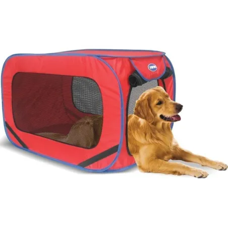 SKŁADANA BUDA DLA PSA 55.9 X 55.9 X 91.4 CM NA WYSTAWĘ I WAKACJE | LEKKA, WENTYLOWANA SPORTPET DOG KENNEL