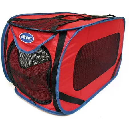 Składana Buda Dla Psa 55.9 X 55.9 X 91.4 Cm Na Wystawę I Wakacje | Lekka, Wentylowana Sportpet Dog Kennel