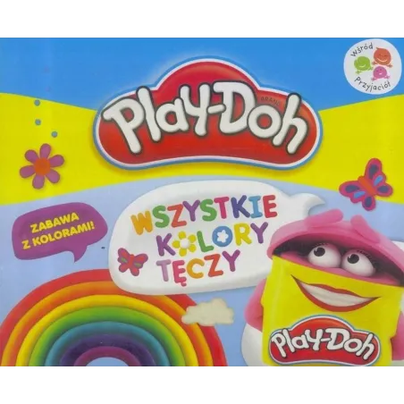 PLAY-DOH. WSZYSTKIE KOLORY TĘCZY. ZABAWA Z KOLORAMI