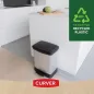 Kosz Na Śmieci Z Pedałem Curver Deco 30L – Srebrny, Metaliczny Wygląd, Higieniczny Pedał, System Antypróżniowy Kosz Na Śmieci Z Pedałem Curver Deco 30L – Srebrny, Metaliczny Wygląd, Higieniczny Pedał, System Antypróżniowy