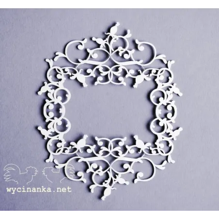 TEKTURKA RAMA RÓŻE 11X14CM - Wycinanka