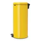 Kosz Na Śmieci Newicon 30L Brabantia – Elegancki Design, Żółty, Antypoślizgowa Podstawa, Wygodny Pedał