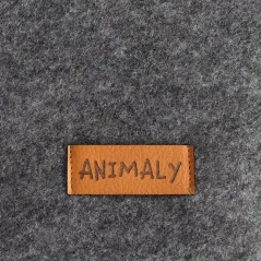 FILCOWY DOMEK DLA KOTA I MAŁEGO PSA Z WYJMOWANĄ PODUSZKĄ 33 X 33 X 38 CM MYANIMALY