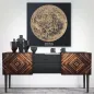 Mapa Świata Obraz Z Drewna Brzozowego Lunar Map 90 X 90 Cm Smartwood - Stylowa Dekoracja Mapa Świata Obraz Z Drewna Brzozowego Lunar Map 90 X 90 Cm Smartwood - Stylowa Dekoracja