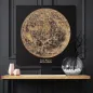 Mapa Świata Obraz Z Drewna Brzozowego Lunar Map 90 X 90 Cm Smartwood - Stylowa Dekoracja Mapa Świata Obraz Z Drewna Brzozowego Lunar Map 90 X 90 Cm Smartwood - Stylowa Dekoracja
