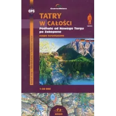 TATRY W CAŁOŚCI. MAPA TURYSTYCZNA