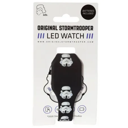 Zegarek Led Star Wars Stormtrooper Cyfrowy Silikonowy – Oficjalna Licencja