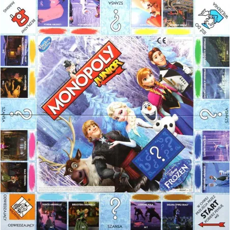 Monopoly Junior Kraina Lodu Frozen 5+