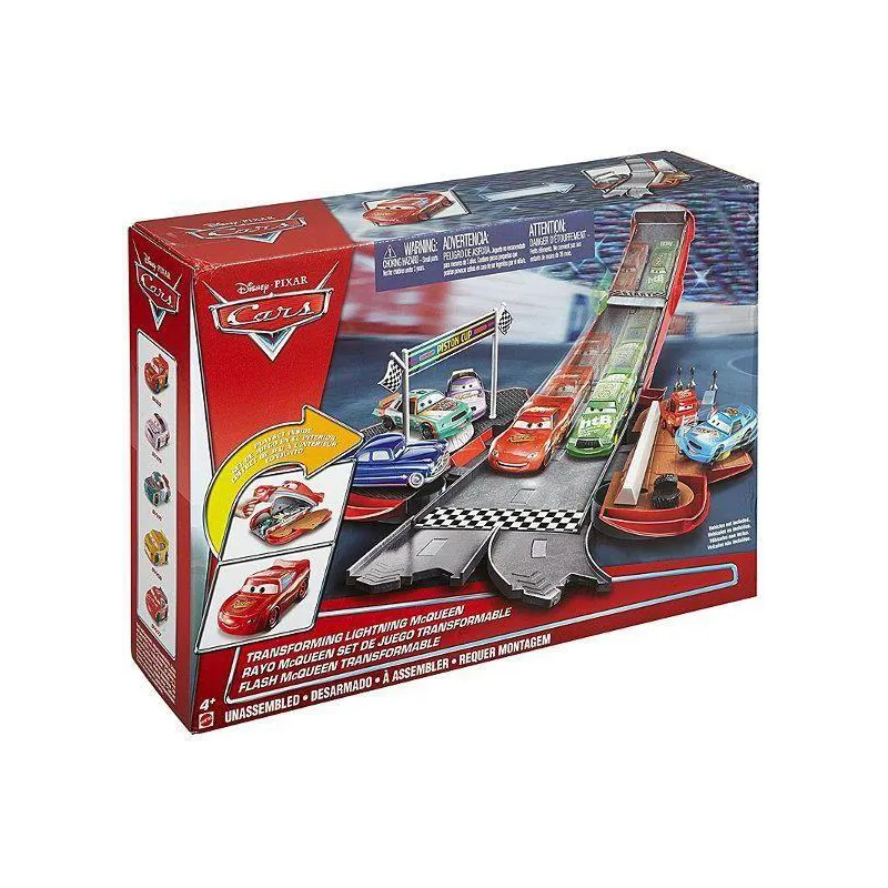 ZYGZAK ROZKŁADANY TOR WYŚCIGOWY - CARS MATTEL 4+