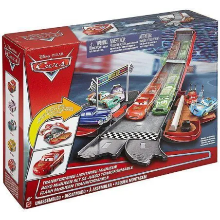 ZYGZAK ROZKŁADANY TOR WYŚCIGOWY - CARS MATTEL 4+