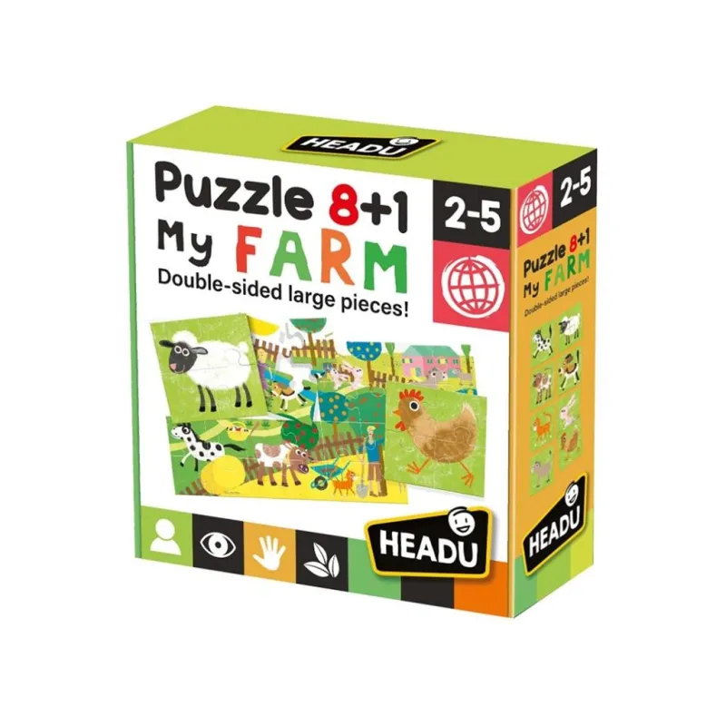 FARMA MOJE PIERWSZE PUZZLE 32 ELEMENTY HEADU 2+