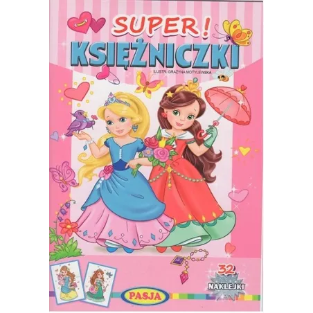 SUPER KSIĘŻNICZKI 32 NAKLEJKI 