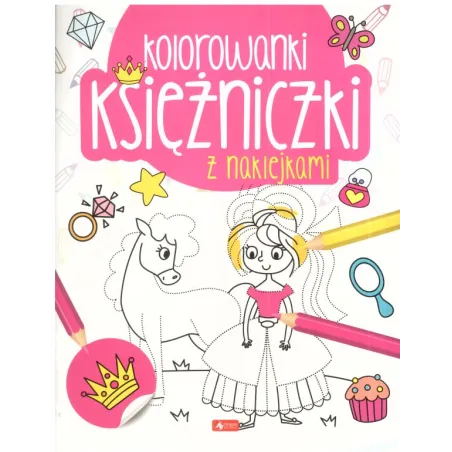 Kolorowanki Księżniczki Z Naklejkami