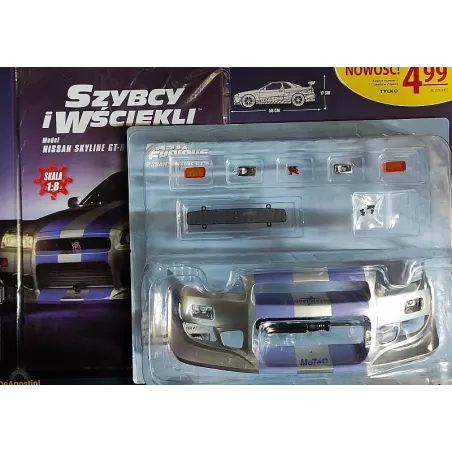 KOLEKCJA SZYBCY I WŚCIEKLI - NISSAN SKYLINE GT-R BRIANA O'CONNERA - NR 1 (GAZETA + DODATKI)