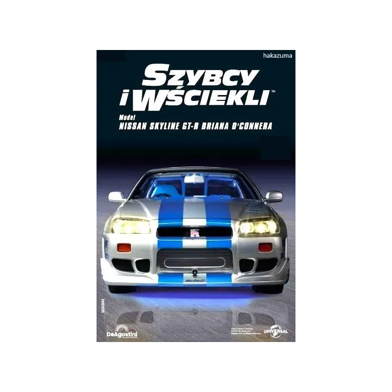KOLEKCJA SZYBCY I WŚCIEKLI - NISSAN SKYLINE GT-R BRIANA O`CONNERA - NR 2 (GAZETA + DODATKI)