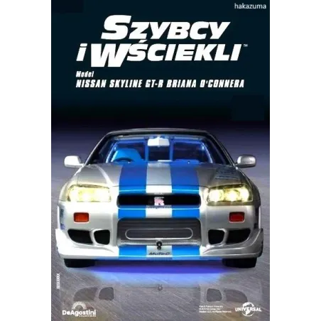 KOLEKCJA SZYBCY I WŚCIEKLI - NISSAN SKYLINE GT-R BRIANA O`CONNERA - NR 2 (GAZETA + DODATKI)
