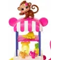 Enchantimals Lalka Małpka Z Wózkiem Z Owocami Mattel 4+ Enchantimals Lalka Małpka Z Wózkiem Z Owocami Mattel 4+