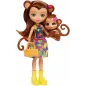 Enchantimals Lalka Małpka Z Wózkiem Z Owocami Mattel 4+ Enchantimals Lalka Małpka Z Wózkiem Z Owocami Mattel 4+