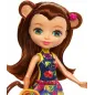 Enchantimals Lalka Małpka Z Wózkiem Z Owocami Mattel 4+ Enchantimals Lalka Małpka Z Wózkiem Z Owocami Mattel 4+