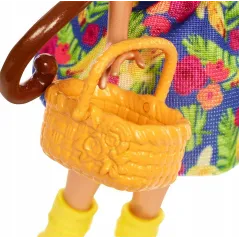 ENCHANTIMALS LALKA MAŁPKA Z WÓZKIEM Z OWOCAMI MATTEL 4+
