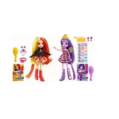 MY LITTLE PONY EQUESTRIA GIRLS SUNSET SCHIMMER I TWILIGHT SPARKLE HASBRO 5+